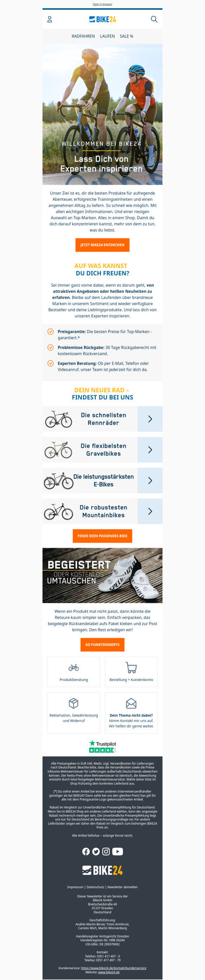 Willkommen bei BIKE24!