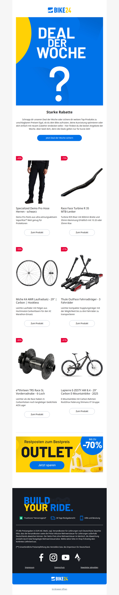 Deal der Woche – Jetzt richtig sparen 📢