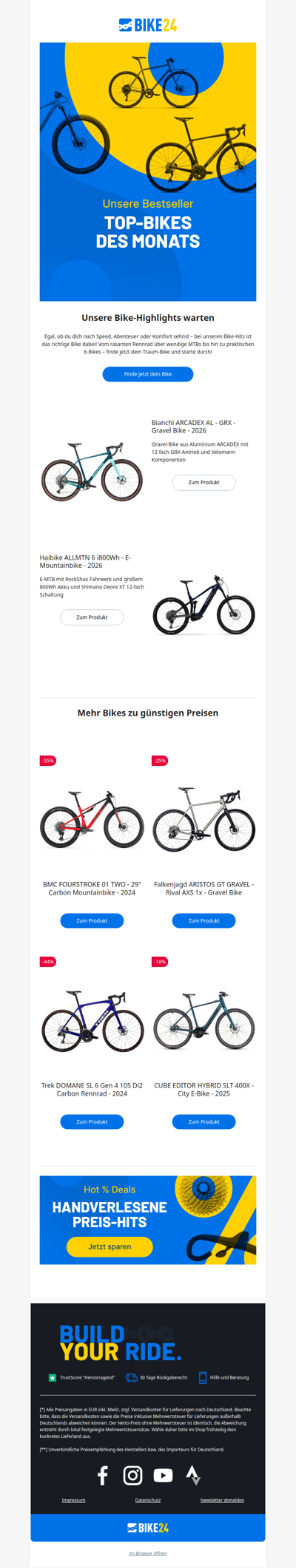 Jetzt unsere Top-Bikes entdecken 🚲