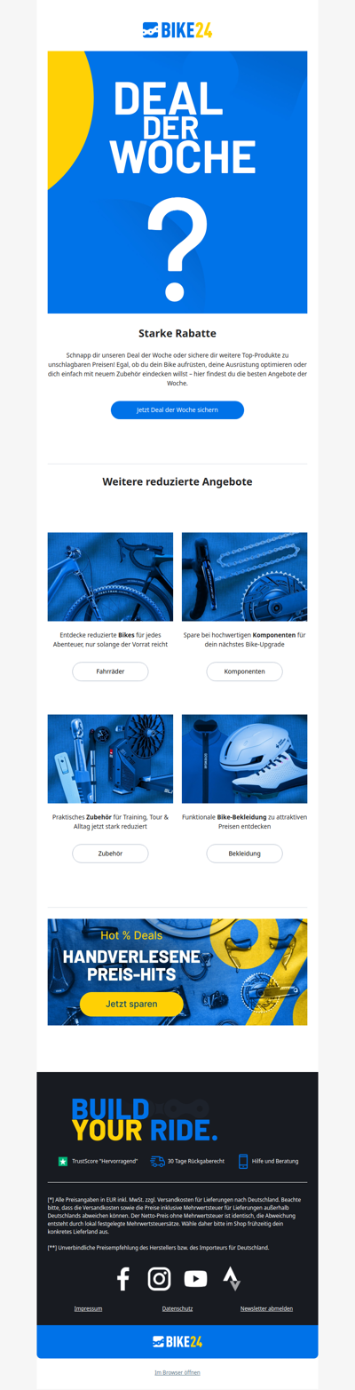 Dein Sparvorteil mit dem Deal der Woche 📢