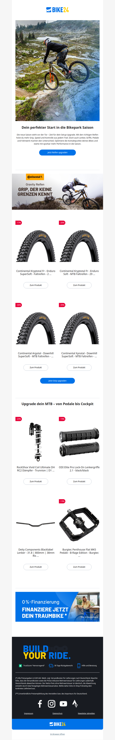 Bereit für die Trails? Starte mit dem richtigen Setup 🚵‍♂️