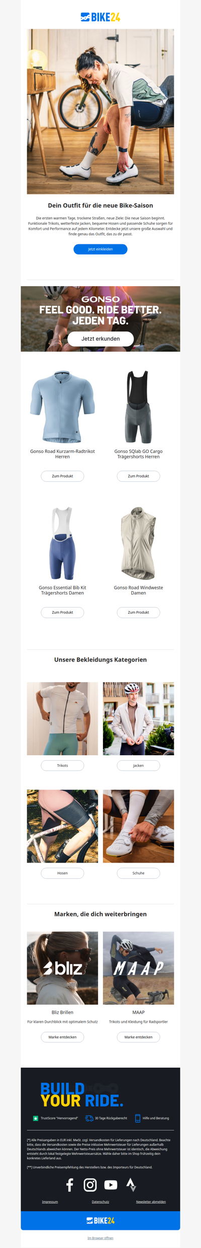 Neue Saison, neues Outfit