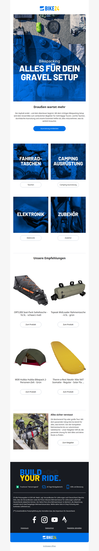 Bikepacking – dein Abenteuer wartet