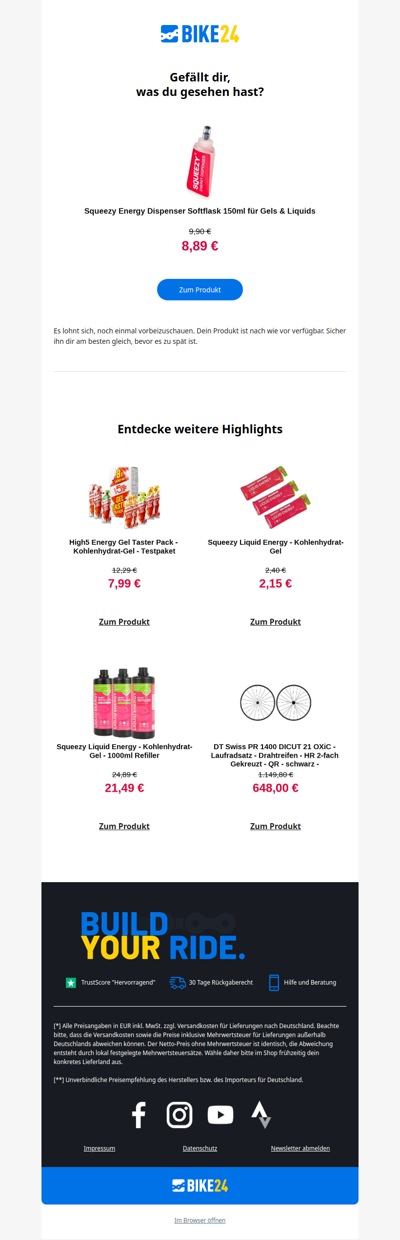 Noch auf der Suche?