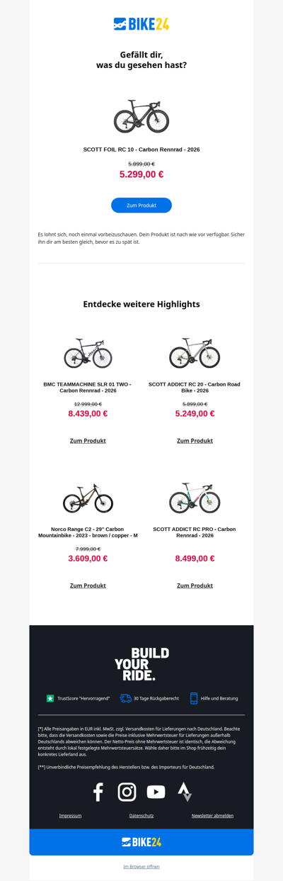 Noch auf der Suche?