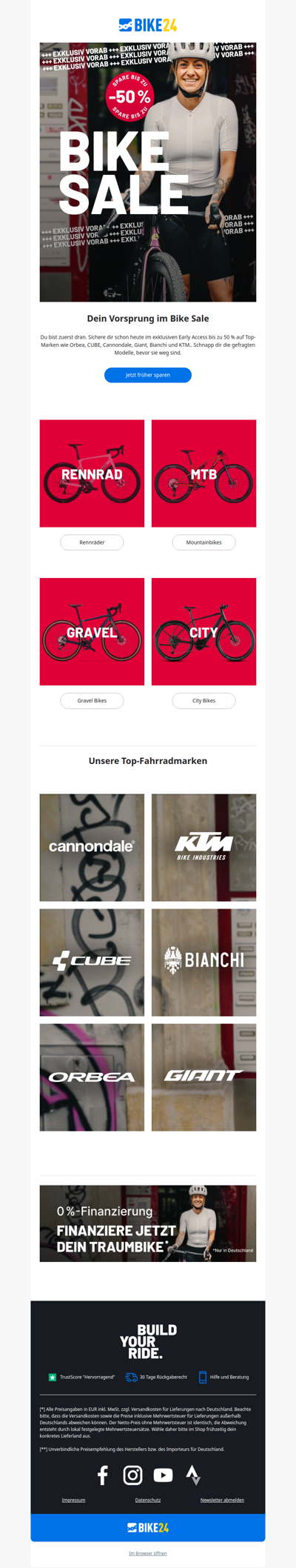 Exklusiv für dich: der Bike Sale startet 🚲