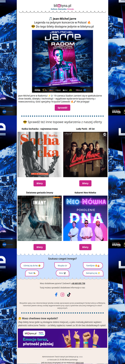 🔥 Jean-Michel Jarre na jedynym koncercie w Polsce! 🔥