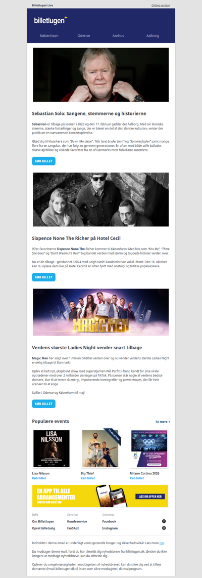 Danske klassikere, 90'er-feber og verdens største ladies night!