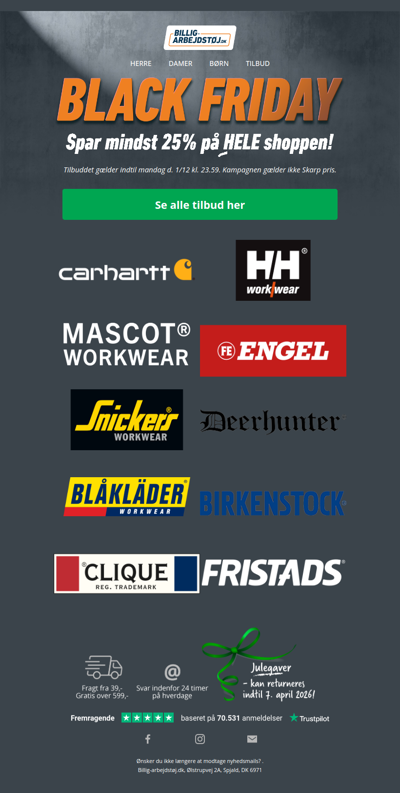 Black Friday er i fuld gang! 🏴