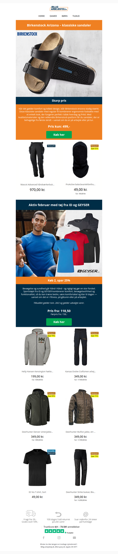 Birkenstock til skarp pris!