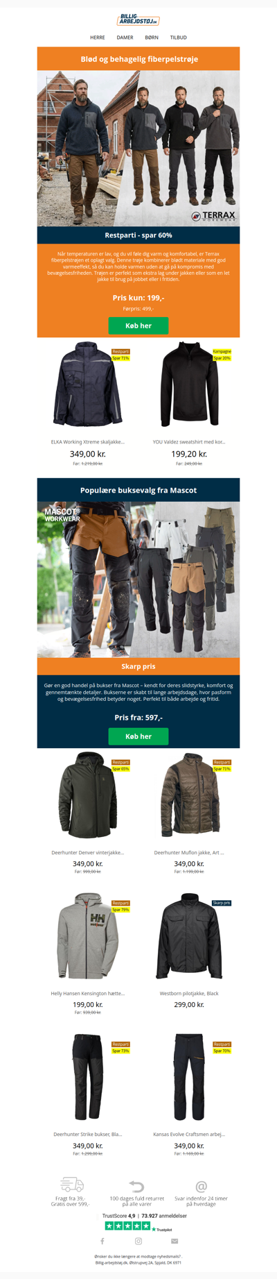 Lækreste fiberpelsjakke til 199 kr