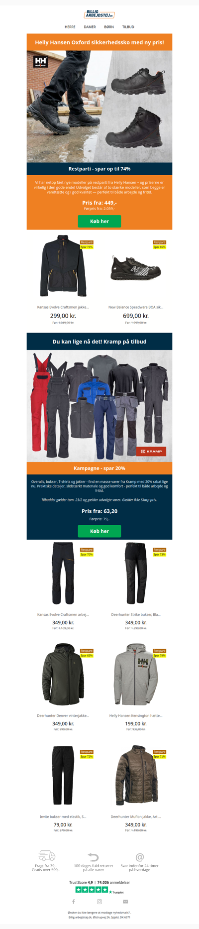 Vild pris på Helly Hansen sko!