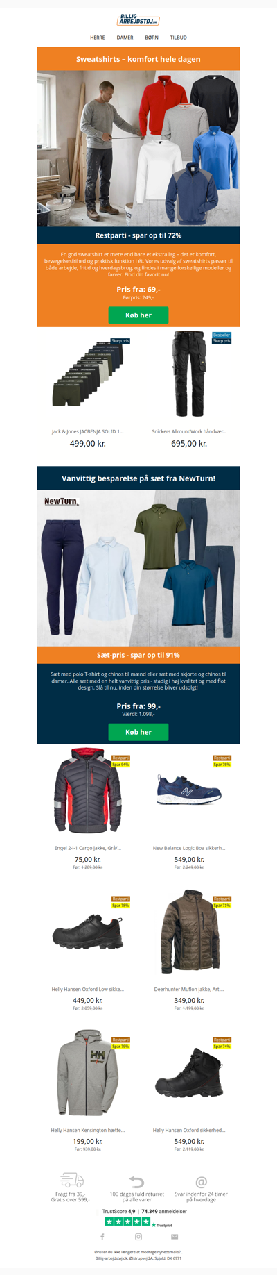 Bløde og komfortable sweatshirts 🤩