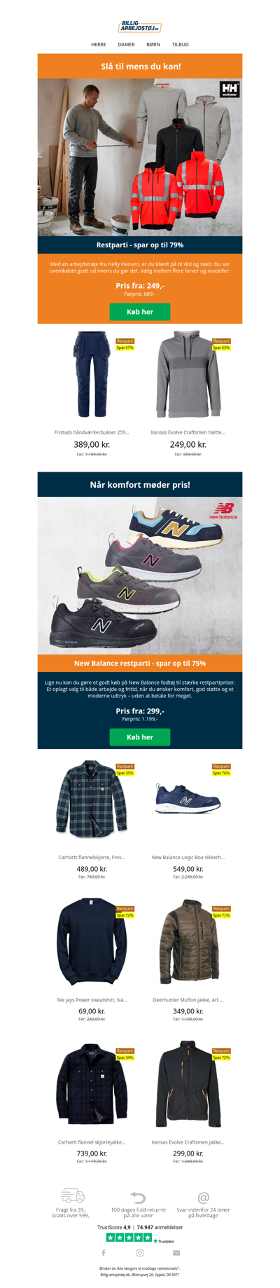 Køb din Helly Hansen trøje nu!