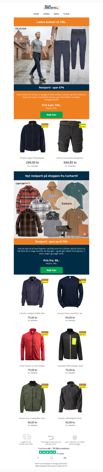 Bukser til 199,- 👀