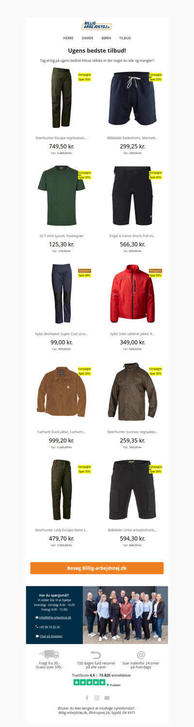 Gå ikke glip af disse tilbud!