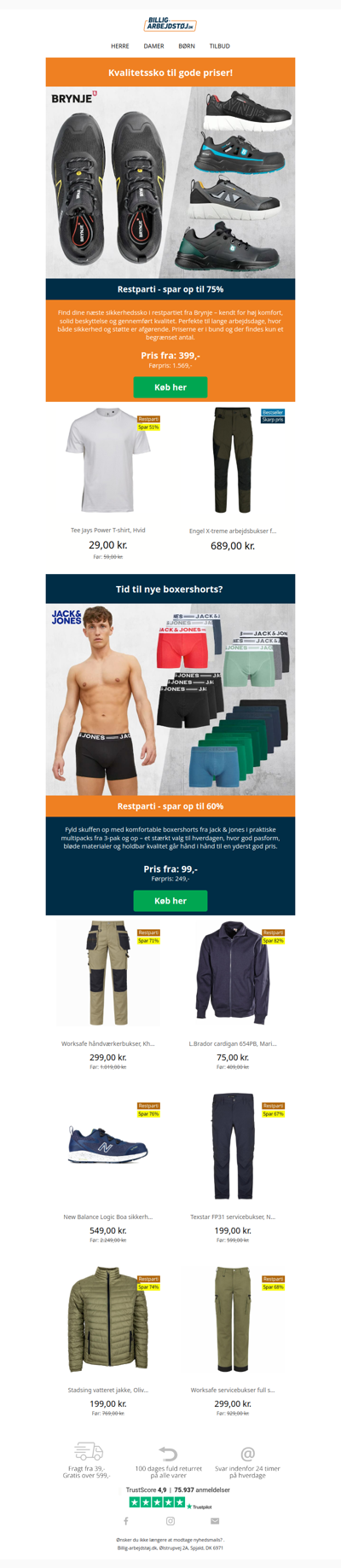 Brynje: Spar op til 75%