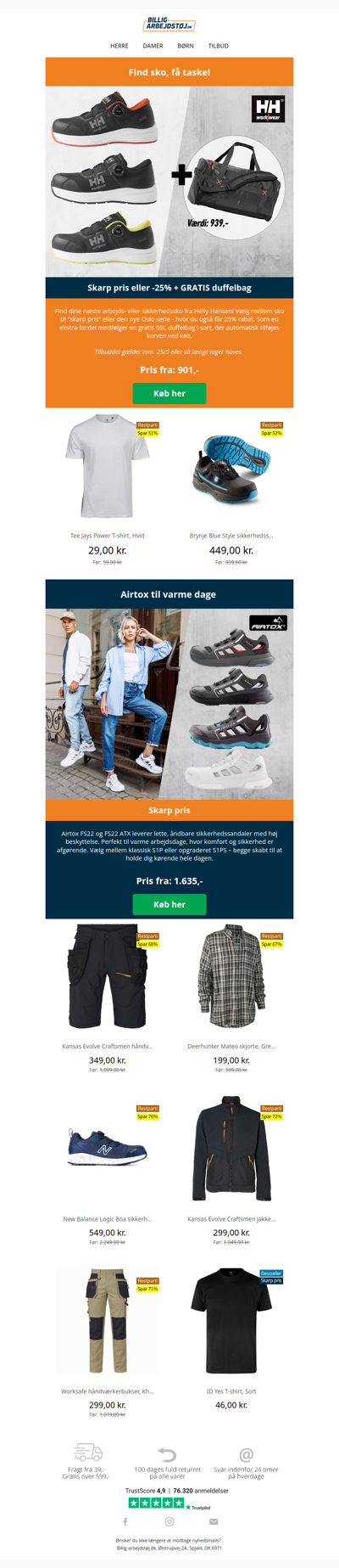 Helly Hansen sko + gratis duffelbag 🤩