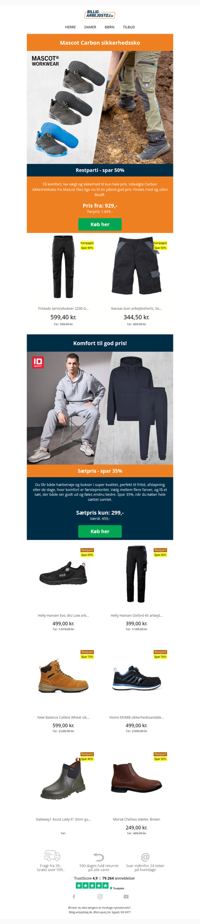 Fuld sikkerhed. Halv pris 👟