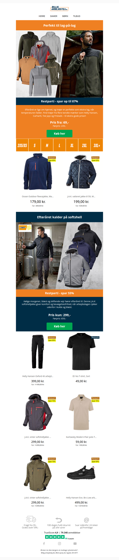 Trøjer fra: 69 kr. - Perfekt til lag-på-lag!