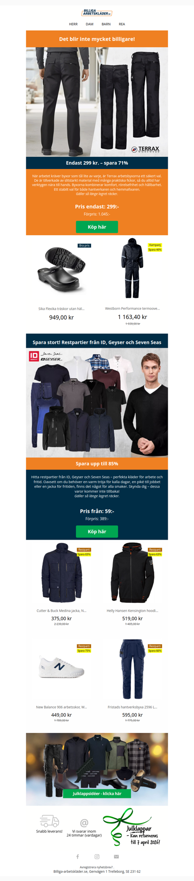 Arbetsbyxor för 299:- 😱