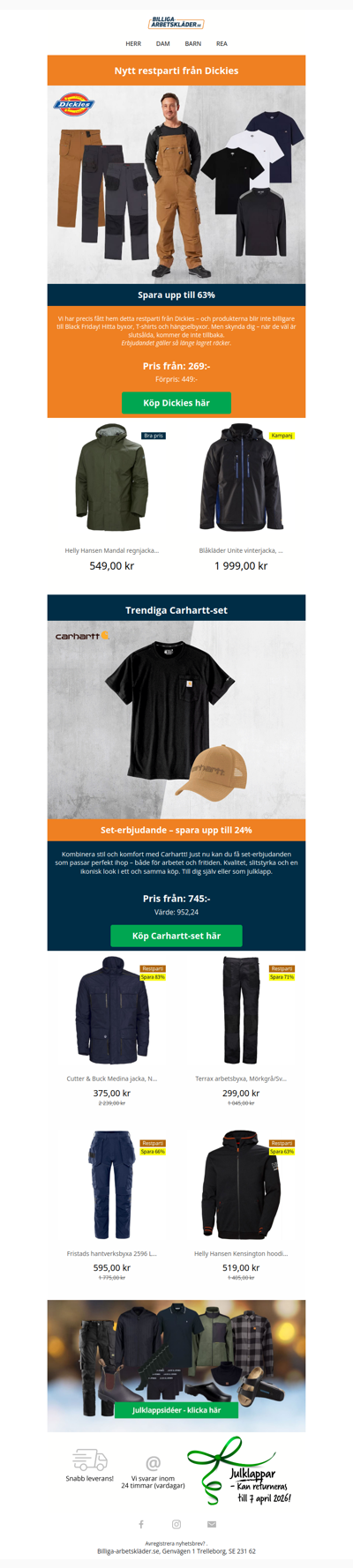 Dickies har kommit till shoppen!