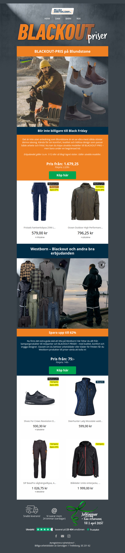 Var först till Blundstone-erbjudandena