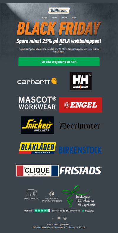 Black Friday är i full gång! 🏴