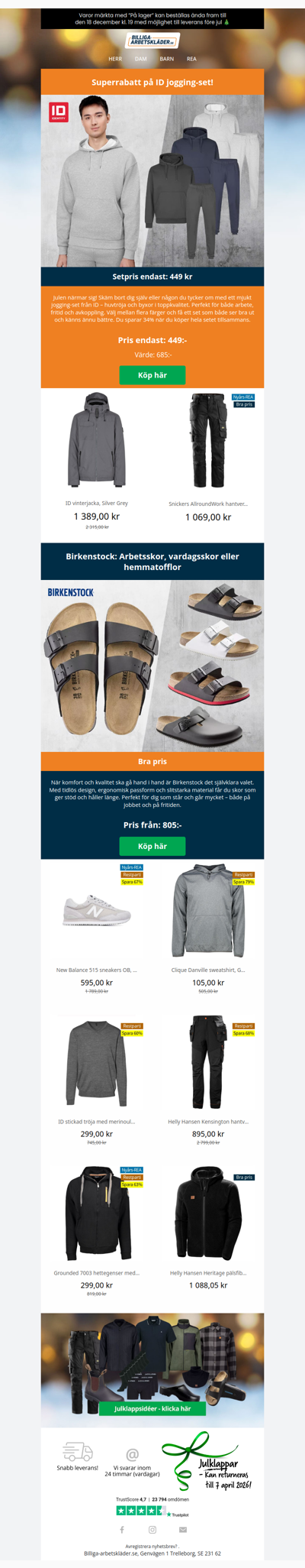 34% rabatt på jogging-set från ID 🤗