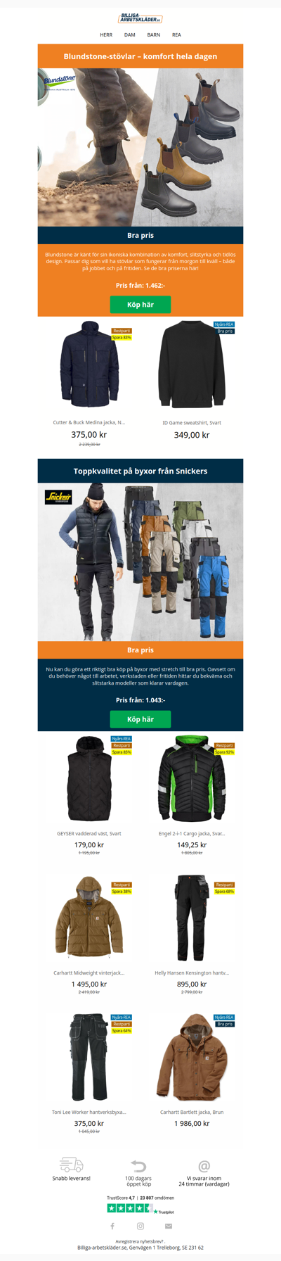 Populära Blundstone-stövlar till Bra pris!