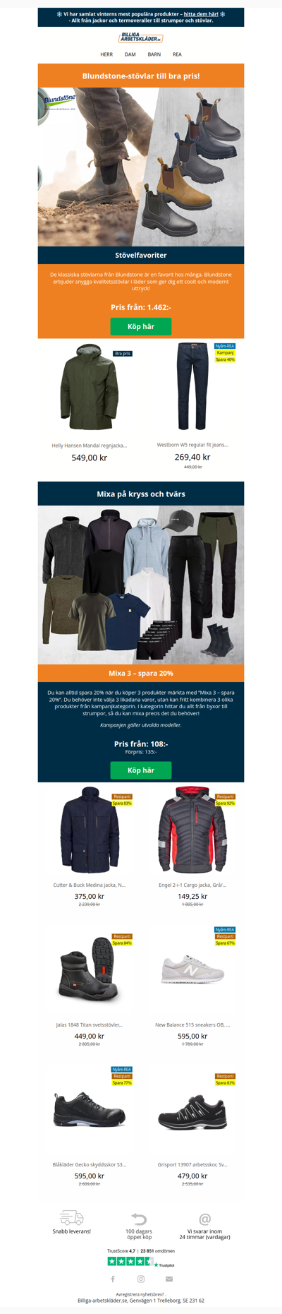 Blundstone-favoriter till bra pris!