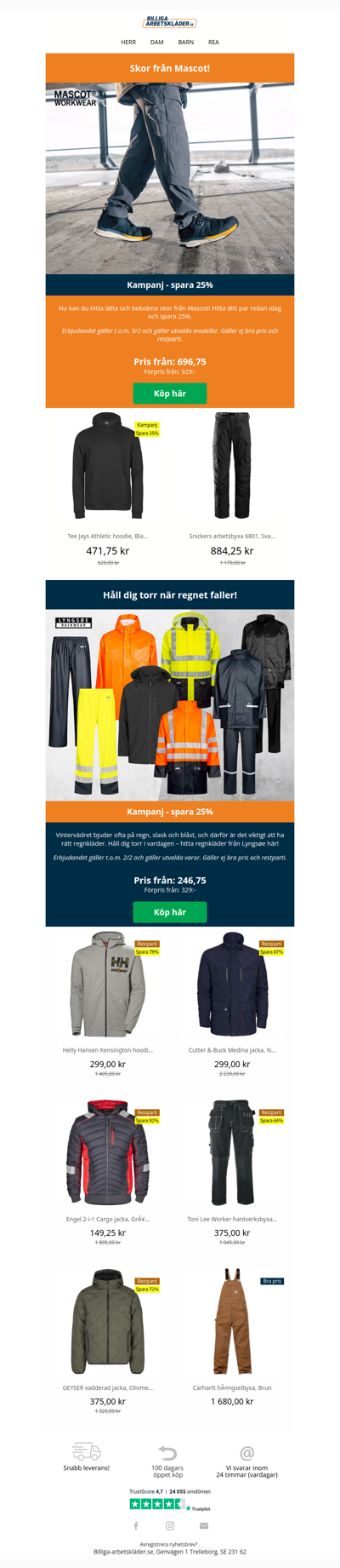 Spara 25% på Mascot skor 👟