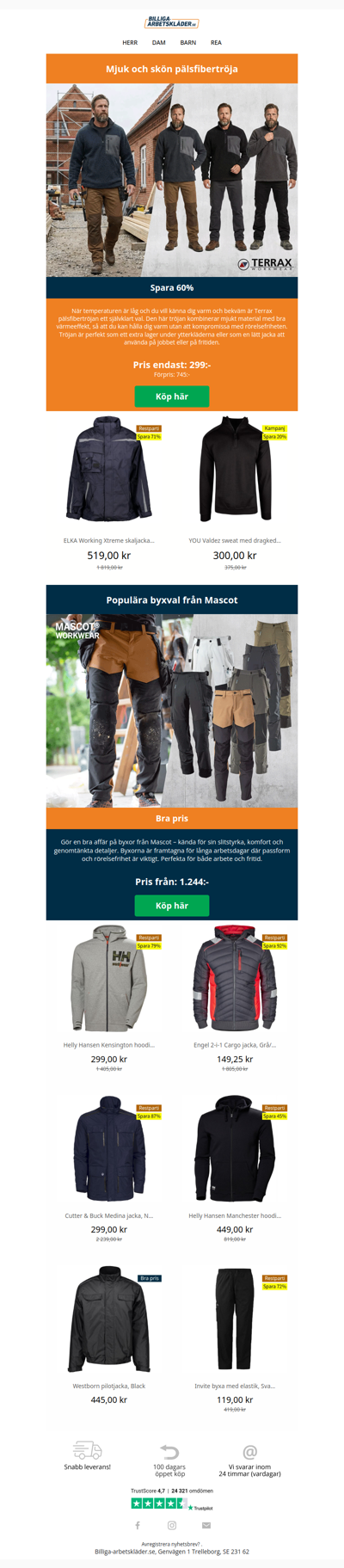 Skön pälsfibertröja för endast 299 kr.