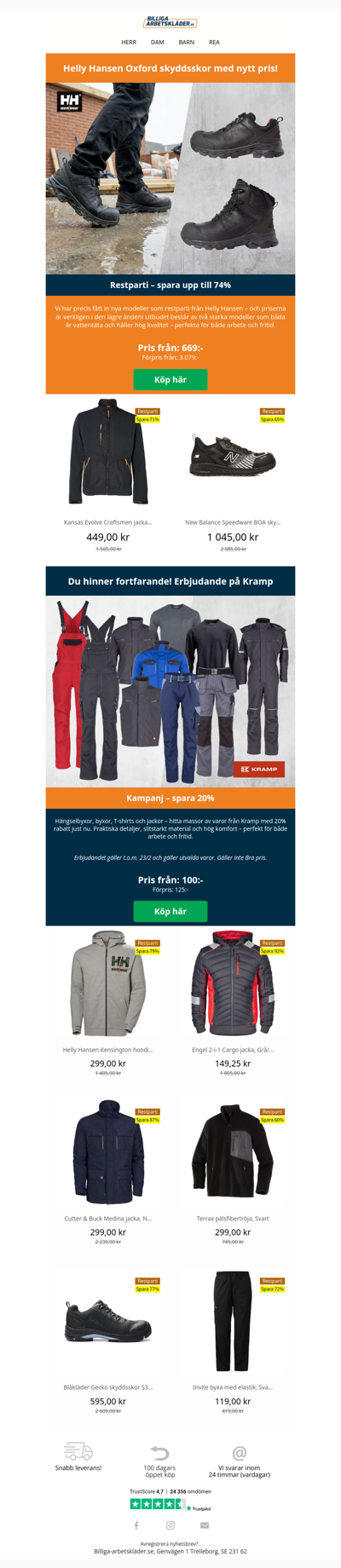 Galet pris på Helly Hansen skor!