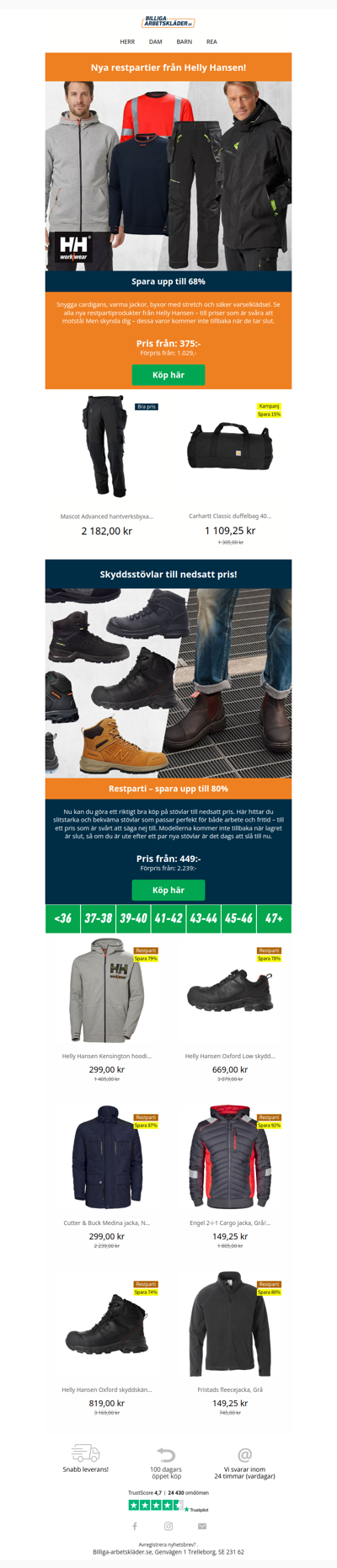 Har du sett de nya restpartierna från Helly Hansen? 😍