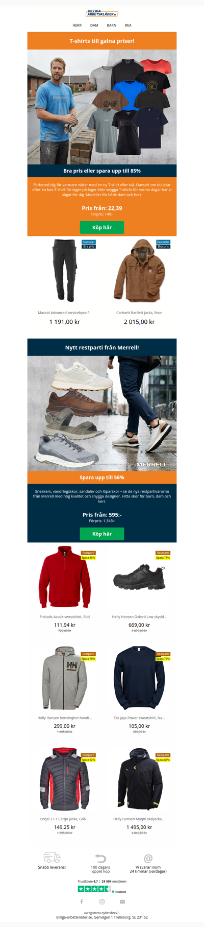 T-shirts från 22,39 kr 😲