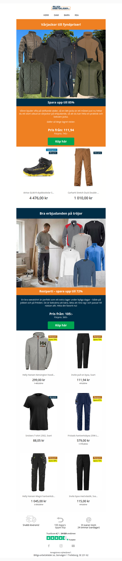 Vårjackor till fyndpriser! 🌷