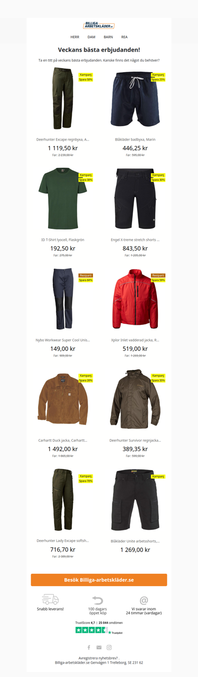 Missa inte dessa erbjudanden!