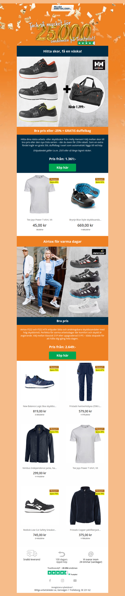Helly Hansen skor + gratis duffelbag 🤩
