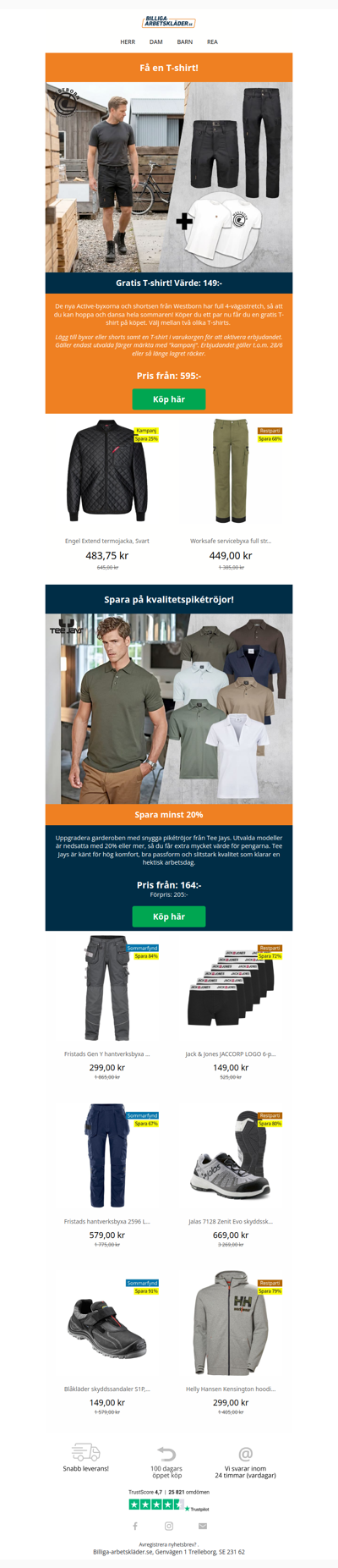 Få en T-shirt!