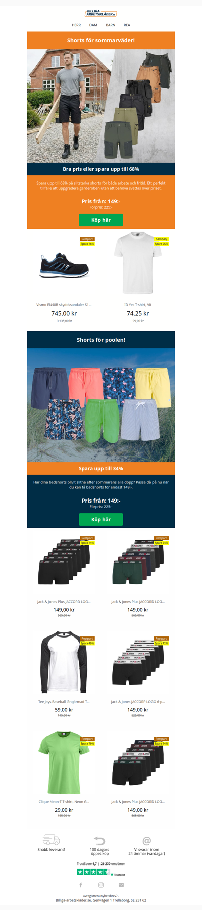 Shorts för arbete och poolen 🏖️