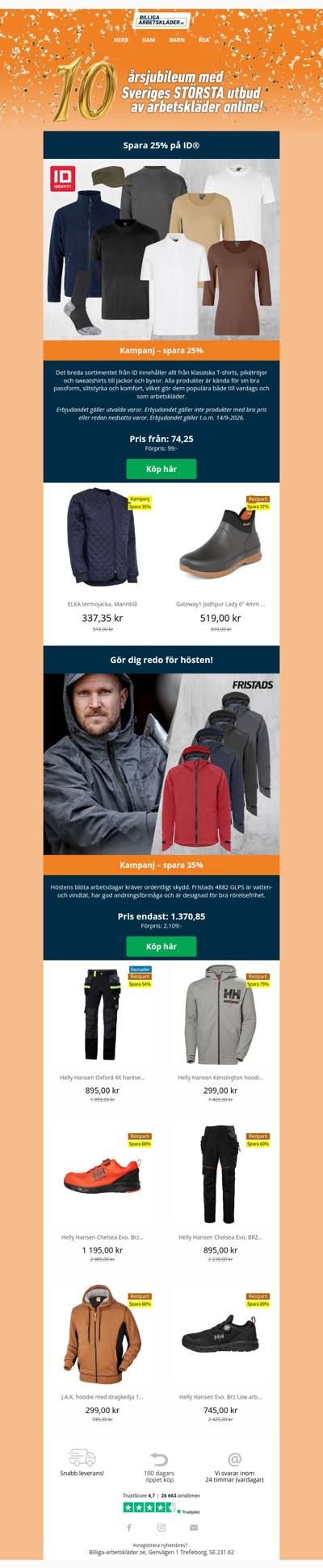 Hitta favoriterna från ID med rabatt!