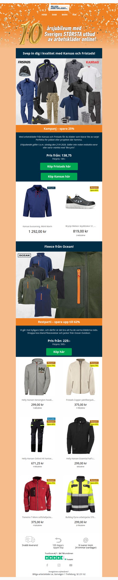 25% på Kansas och Fristads 🤩