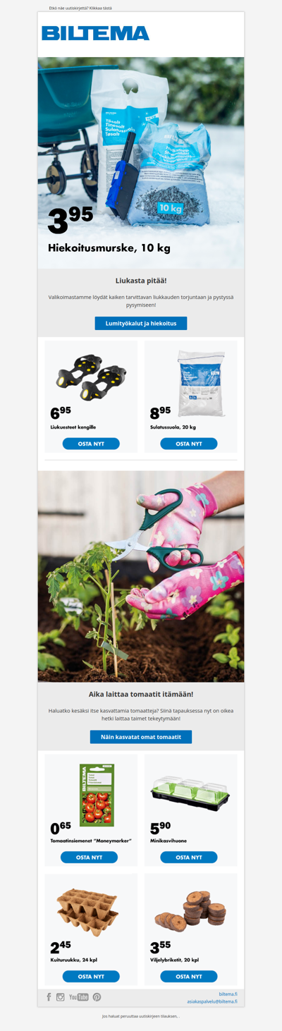 Liukasta pitää – pysyhän pystyssä!