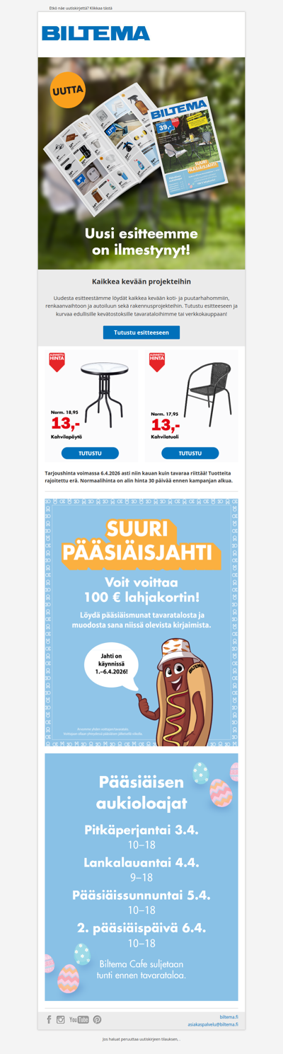 Uusi esitteemme on ilmestynyt – tutustu! ☀️