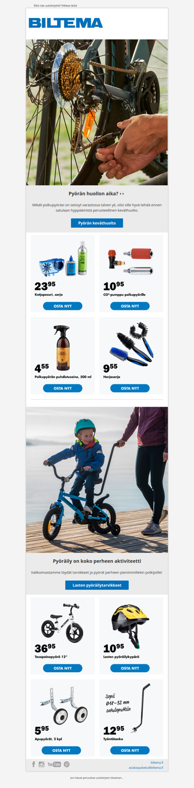 Pyörän huollon aika? 👀