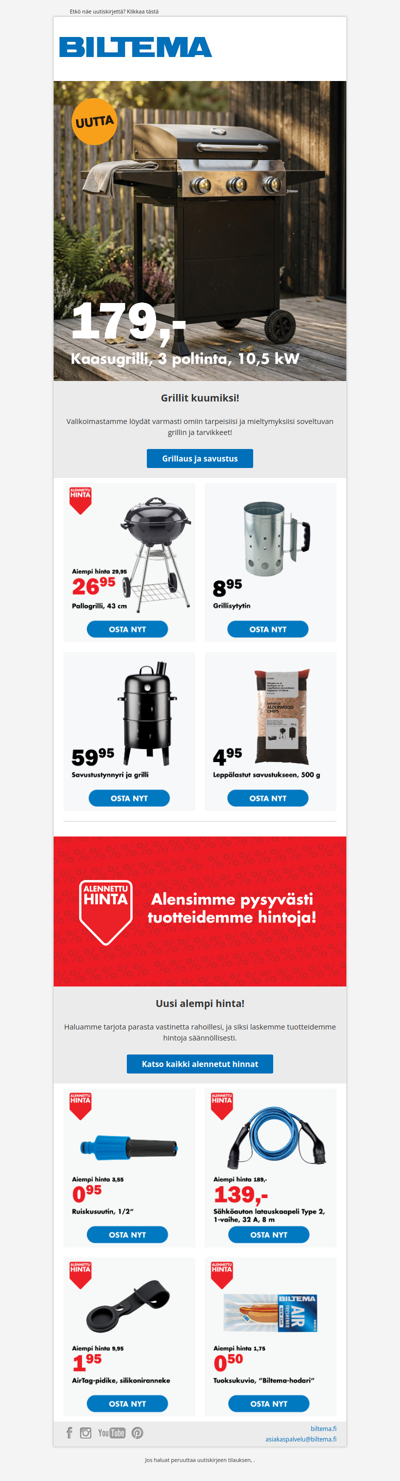 Grillit kuumiksi! 🔥