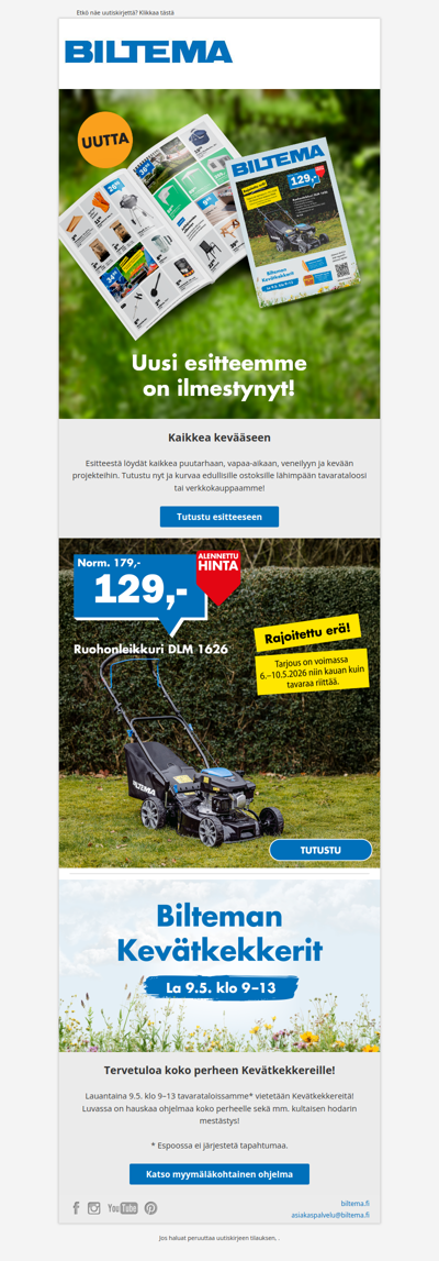 Uusi esitteemme on ilmestynyt – Tutustu nyt! ☀️