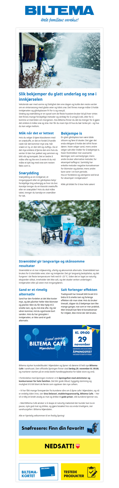 Slik bekjemper du is og snø!