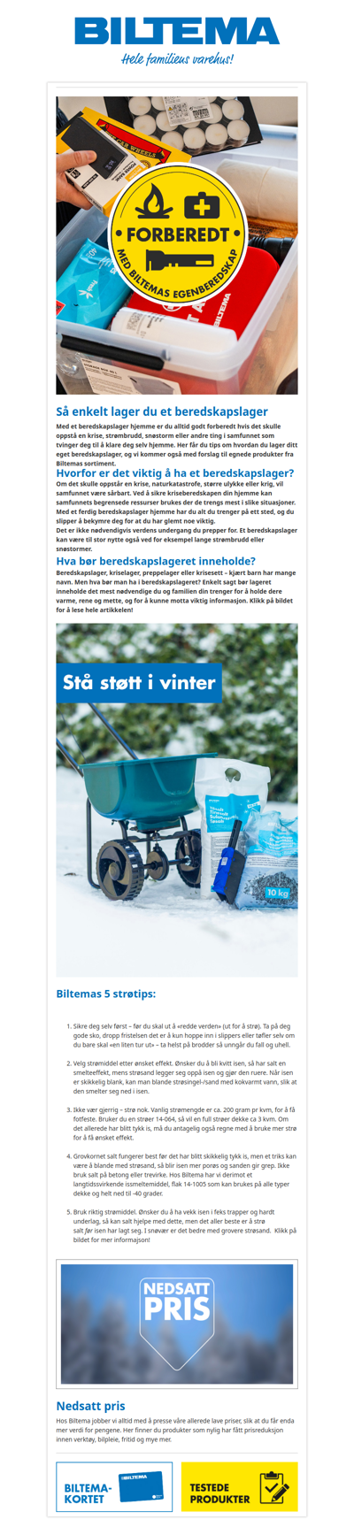 Forberedt? Egenberedskap gjort enkelt!